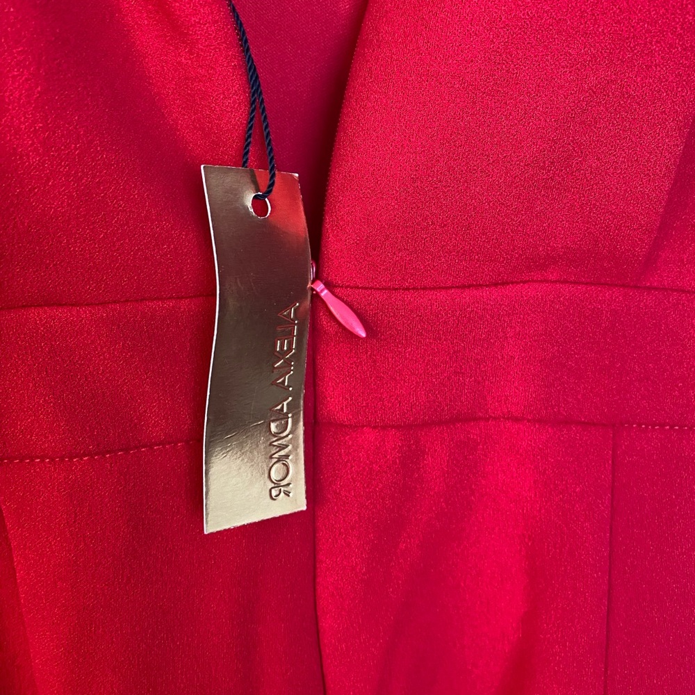 Alexia Admor Vibrant Scarlet Jumpsuit - Picture 8 of 14